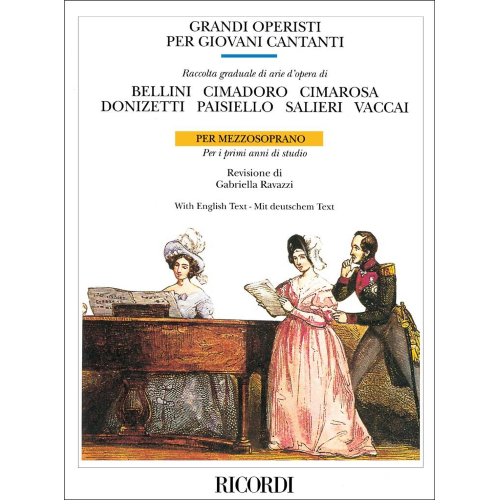RAVAZZI GRANDI OPERISTI PER GIOVANI CANTANTI PER MEZZOSOPRANO 