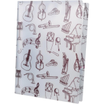 RACCOGLITORE A TEMA MUSICALE BIANCO