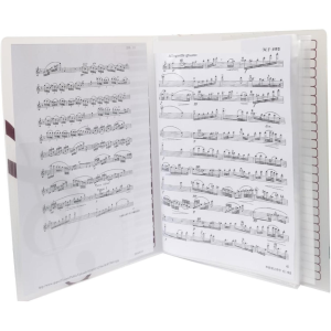 RACCOGLITORE A TEMA MUSICALE BIANCO