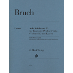 BRUCK 8 PEZZI PER CLARINETTO,VIOLINO.VIOLA,VIOLONCELLO E PIANOFORTE 