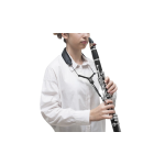 BG COLLARE IN PELLE PER CLARINETTO SIB. ZEN NERO ELASTICIZATO C23YE