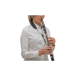 BG COLLARE IN PELLE PER CLARINETTO SIB. NERO ELASTICIZATO C23E