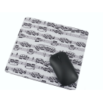 TAPPETINO MOUSE BIANCO CON NOTE E PENTAGRAMMI CM 23X21