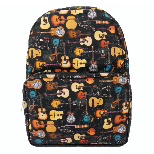 ZAINO BE CLASSIC GUITARS & ME COLORE NERO CM 34X10X40