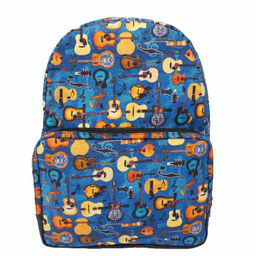 ZAINO BE CLASSIC GUITARS & ME COLORE BLU CM 34X10X40
