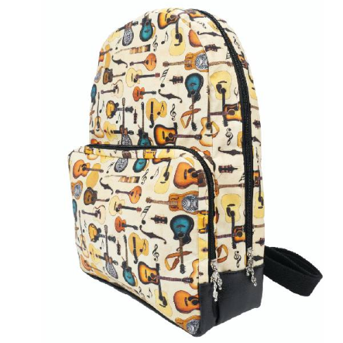ZAINO BE CLASSIC GUITARS & ME COLORE CREMA CM 34X10X40