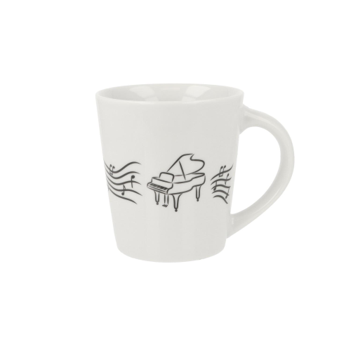 TAZZA MUSICALE MOTIVO PIANOFORTE