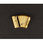 SPILLA FISARMONICA PLACCATA IN ORO