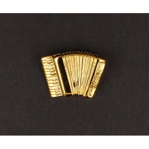 SPILLA FISARMONICA PLACCATA IN ORO