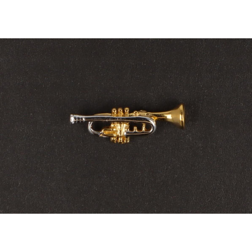 SPILLA TROMBA PLACCATA IN ORO