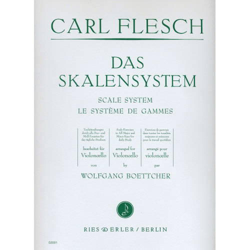 FLESCH IL SISTEMA DELLE SCALE PER VIOLONCELLO 