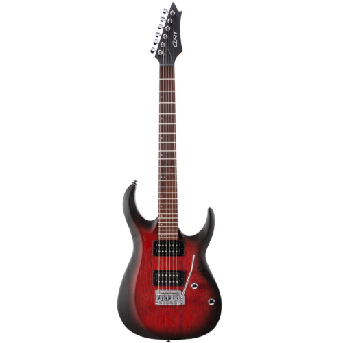 CORT X100 OPBB CHITARRA ELETTRICA BLACK CHERRY BRUST