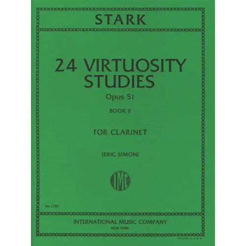 STARK 24 STUDI DI VIRTUOSISMO OP. 51 VOLUME 2 PER CLARINETTO