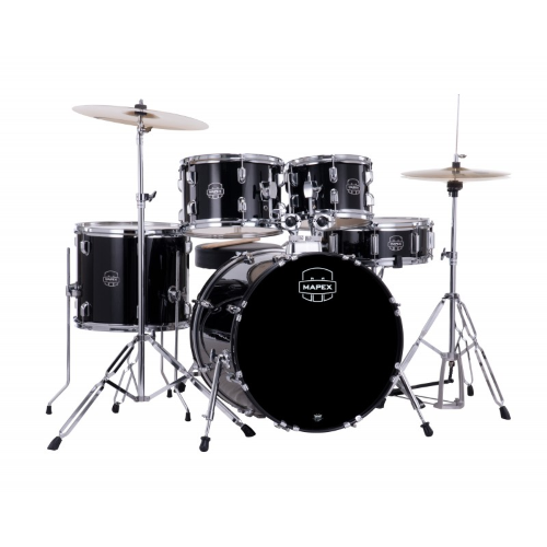 MAPEX COMET CM5044FTCDK BATTERIA ACUSTICA FUSION 10-12-14 14R CASSA 20 DARK BLACK CON PIATTI