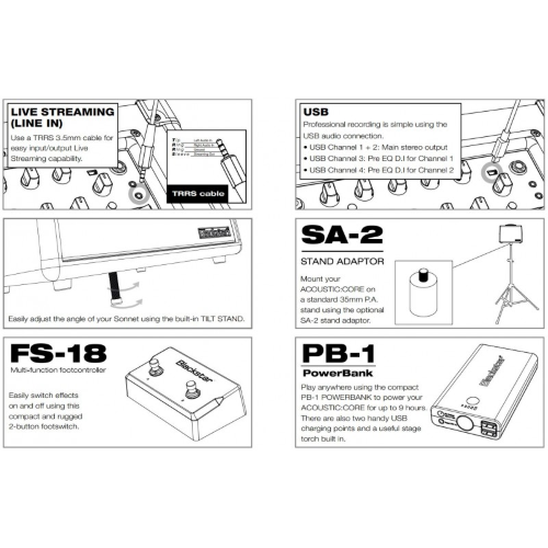 BLACKSTAR CORE AMPLIFICATORE PER CHITARRA ACUSTICA 30 WATT
