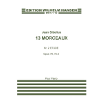 SIBELIUS 13 PEZZI OP.76 N.2 STUDIO STACCATO PER PINOFORTE