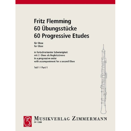 FLEMMING 60 STUDI PROGRESSIVI PER OBOE VOLUME 1