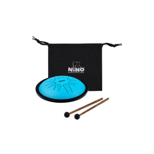 STEEL TONGUE DRUM, BLU, 8NOTE DIMENSIONI  7" (CM 18)