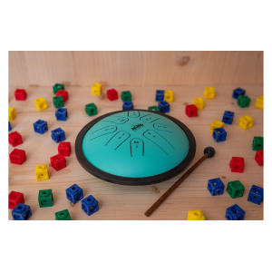 STEEL TONGUE DRUM, GRIGIO, 8 NOTE DIMENSIONI  7" (CM 18)