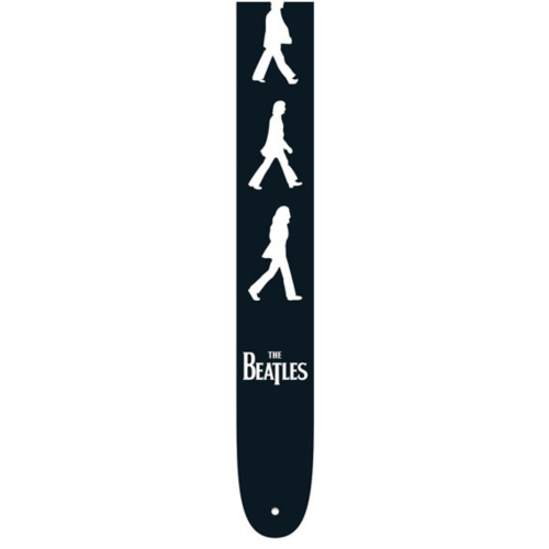 TRACOLLA PER CHITARRA BEATLES "ABBEY ROAD B&W" IN PELLE  P25TB-6085