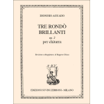 AGUADO 3 RONDÒ BRILLANTI OP.2 PER CHITARRA