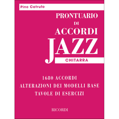 COTRUFO PRONTUARIO DI ACCORDI JAZZ PER CHITARRA