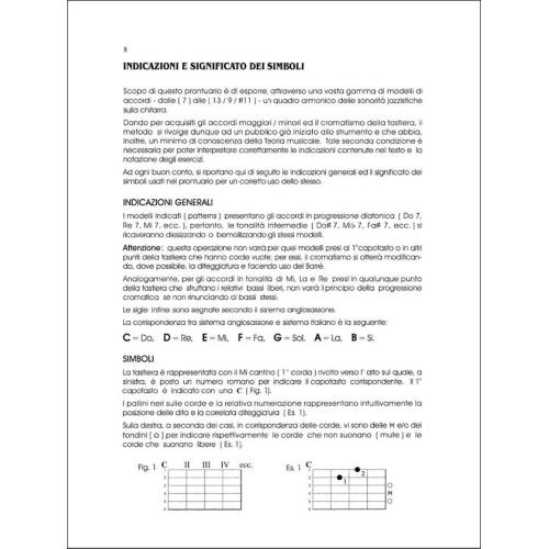 COTRUFO PRONTUARIO DI ACCORDI JAZZ PER CHITARRA