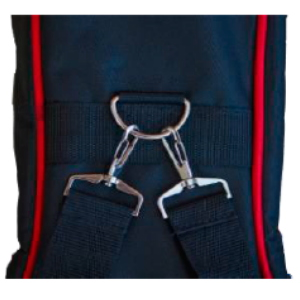 EK BORSA 15 MM IMBOTTITA ROSSA PER CHITARRA ACUSTICA