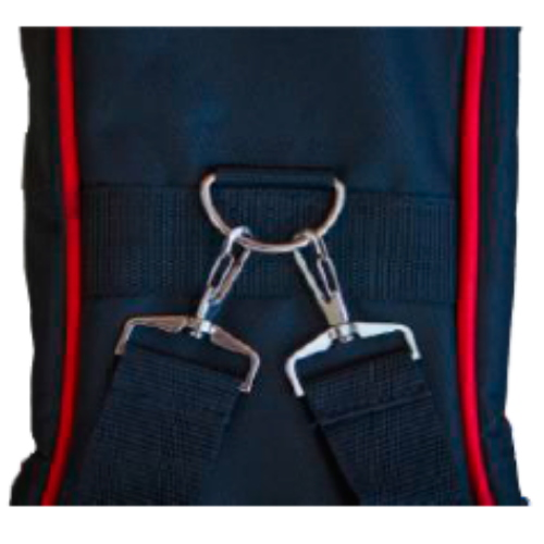 EK BORSA 15 MM IMBOTTITA ROSSA PER CHITARRA ACUSTICA