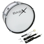 BASIX GRANCASSA JUNIOR 22" X 7" (56X17) FUSTO IN LEGNO COLORE BIANCO CON TRACOLLE E BATTENTE