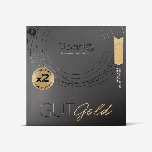 SIPARIO GUT GOLD CORDA PER ARPA IN BUDELLO 2° OTTAVA N.12 LA X2 