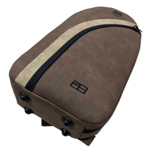 STEFYLINE CUSTODIA PER CLARINETTO IN ECOPELLE AVANA/DARK BROWN