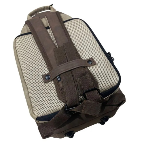 STEFYLINE CUSTODIA PER CLARINETTO IN ECOPELLE AVANA/DARK BROWN