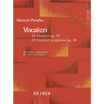 PANOFKA 24 VOCALIZZI OP. 81 - 24 VOCALIZZI PROGRESSIVI OP. 85 PER CANTO E PIANOFORTE