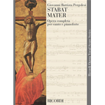 PERGOLESI STABAT MATER RIDUZIONE PER CANTO E PIANOFORTE