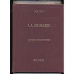 PUCCINI LA BOHEME RIDUZIONE PER CANTO E PIANOFORTE
