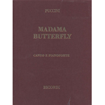 PUCCINI MADAMA BUTTERFLY RIDUZIONE PER CANTO E PIANOFORTE