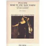 PUCCINI MIMI' TU PIU' NON TORNI PER TENORE E BARITONO DALL'OPERA BOHEME