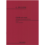 PUCCINI CH'ELLA MI CREDA PER TENORE  DALL'OPERA LA FANCIULLA DEL WEST