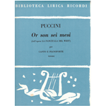 PUCCINI OR SON SEI MESI DALL'OPERA LA FANCIULLA  DEL WEST 
