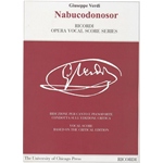 VERDI NABUCODONOSOR RIDUZIONE PER CANTO E PIANOFORTE