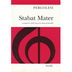 PERGOLESI STABAT MATER ARRANGED FOR SATB CHORUS BY DESMOND RATCLIFFE