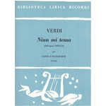 VERDI NIUN MI TEMA DALL'OPERA OTELLO PER CANTO E PIANOFORTE (TENORE)