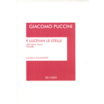 PUCCINI E LUCEVAN LE STELLE DALL'OPERA TOSCA PER CANTO E PIANOFORTE (TENORE)