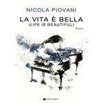 PIOVANI LA VITA E' BELLA PER PIANOFORTE