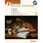 BAROQUE RECORDER ANTHOLOGY VOLUME 3 PER FLAUTO CONTRALTO E PIANOFORTE 